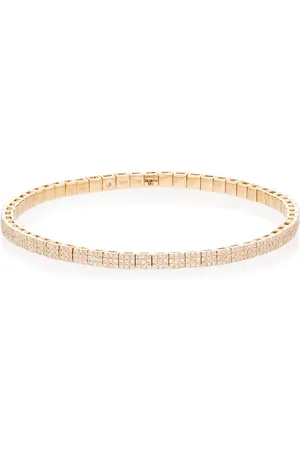 Shay Pulsera cuadrada en oro de 18kt con diamante