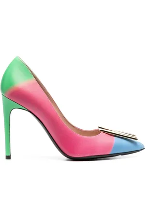 Moschino Zapatos con tacón de 100mm y logo
