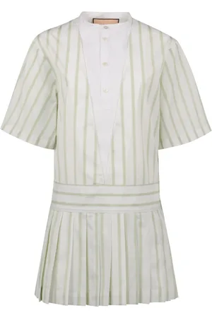 Plan C Vestido corto a rayas