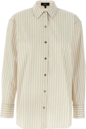 THEORY Camisa a rayas