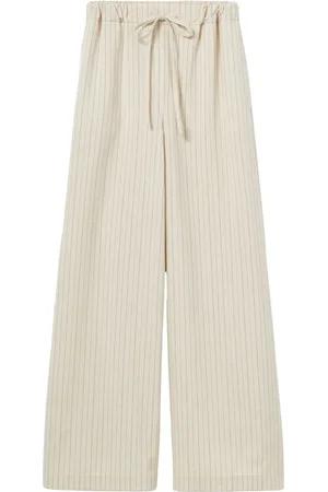 Claudie Pierlot Pantalones anchos de rayas
