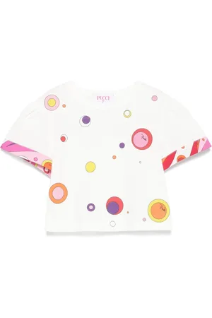 PUCCI Junior Camiseta con estampado Fontane