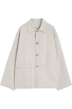 LEMAIRE Sobrecamisa con cuello italiano