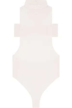 Courrèges Top con cuello falso