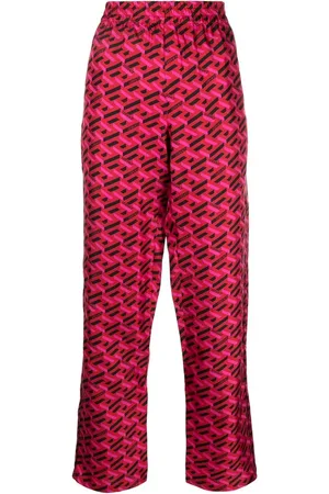 VERSACE Pantalones de pijama con logo estampado