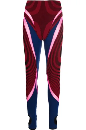 PAOLINA RUSSO Leggins con diseño de paneles