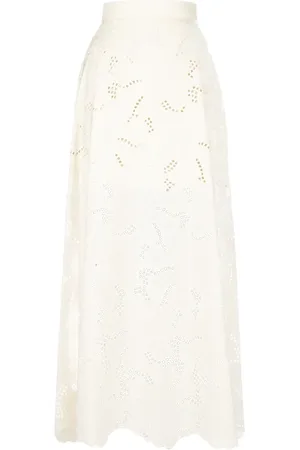 Elie saab Falda larga bordada