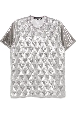JUNYA WATANABE Camiseta con detalle de lentejuelas