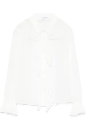 PHILOSOPHY DI LORENZO SERAFINI Camisa con ribete plisado