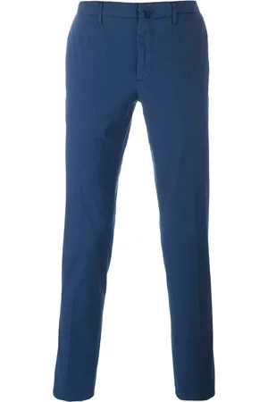 Incotex Pantalones chinos pitillo con pliegue