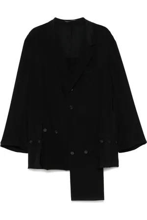 YOHJI YAMAMOTO Abrigo de seda