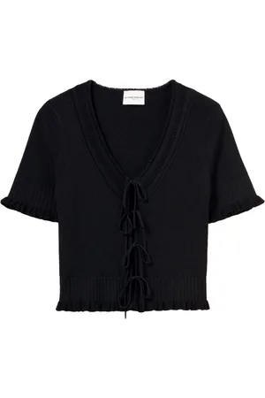 Claudie Pierlot Cárdigan con lazo