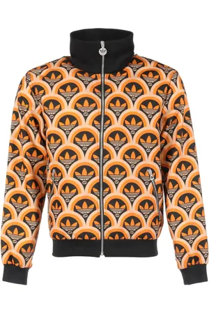 Gucci Chaqueta con estampado Trefoil de Gucci x adidas 2020