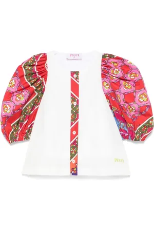 PUCCI Junior Camiseta con mangas en contraste