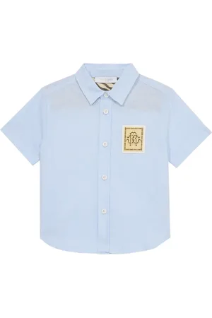 Roberto Cavalli Camisa con parche del logo
