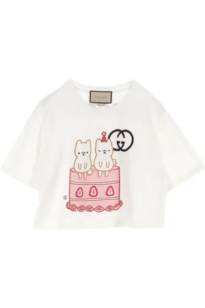 Gucci Camiseta corta de algodón 2010