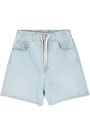 Maison Margiela Bermudas con cordones y parche del logo