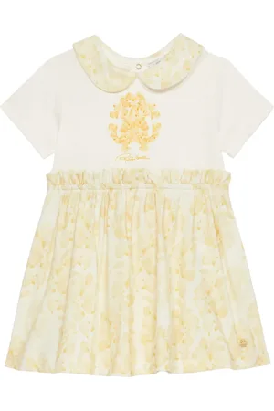Roberto Cavalli Vestido con logo estampado