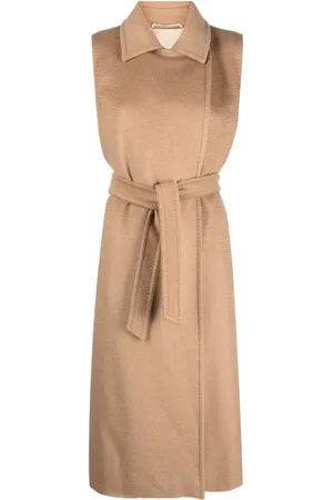 Max Mara Chaleco Manuela con cintura lazada