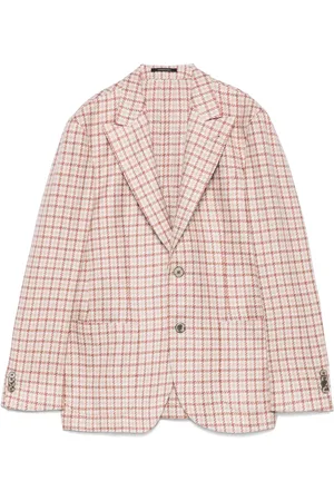 GABRIELE PASINI Blazer con motivo pied de poule