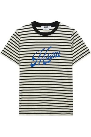 Msgm Camiseta con logo estampado