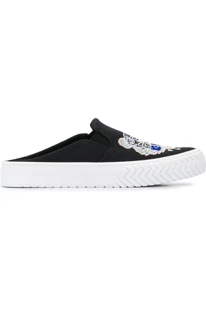Kenzo Zapatillas estilo slip-on con bordado y sin talón