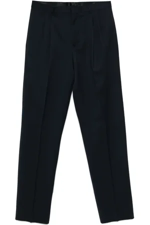LARDINI Pantalones de lana virgen con pinzas