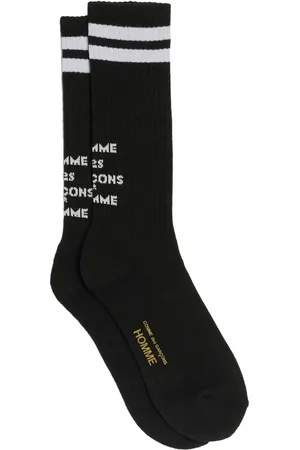 Comme des Garçons Calcetines con logo en intarsia