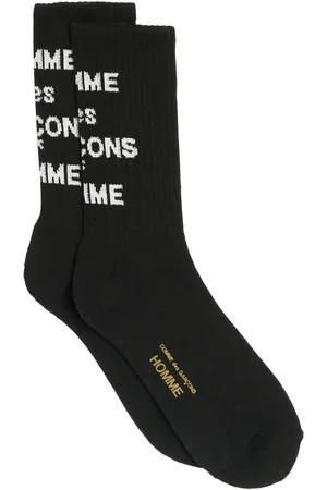 Comme des Garçons Calcetines con logo en intarsia