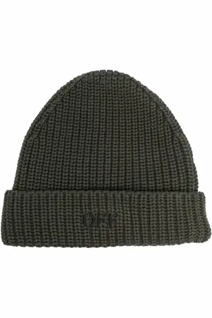 OFF-WHITE Gorro con logo bordado