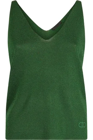 Liu Jo Top brillante con cuello en V