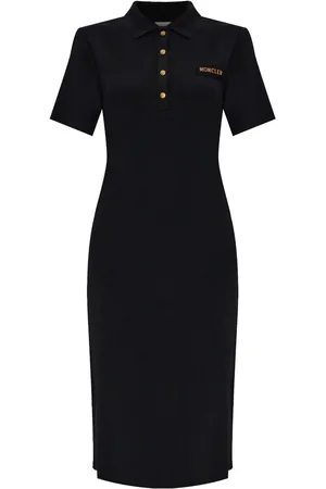Moncler Vestido midi con diseño de polo