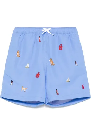 Ralph Lauren Bañador con motivo bordado