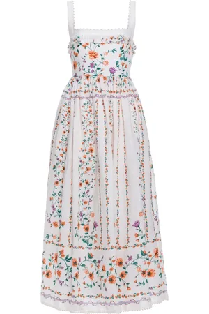 Agua by Agua Bendita Vestido midi Barbara Chinesis