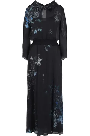 Giorgio Armani Vestido largo con estampado floral