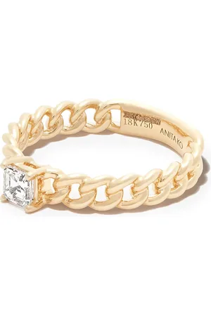 Anita Anillo en oro amarillo de 18kt con diamante