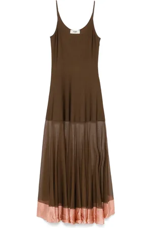 Fendi Vestido largo de punto
