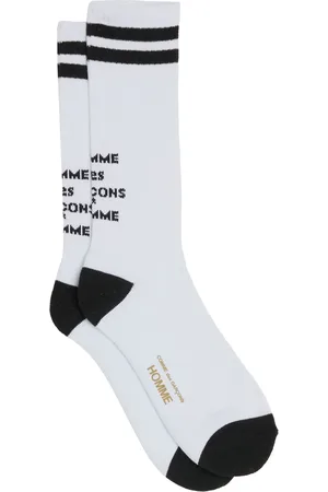 Comme des Garçons Calcetines con logo en intarsia
