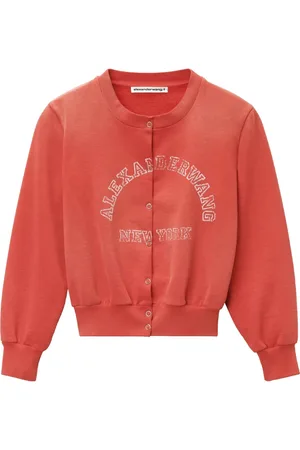 Alexander Wang Cárdigan con sello del logo