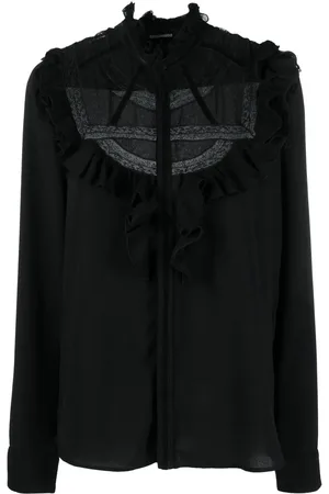 Dsquared2 Blusa con volantes y manga larga