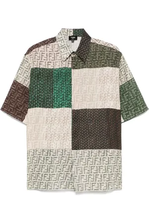 Fendi Camisa FF de lino
