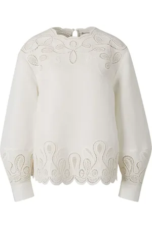 Simkhai Blusa con bordado inglés
