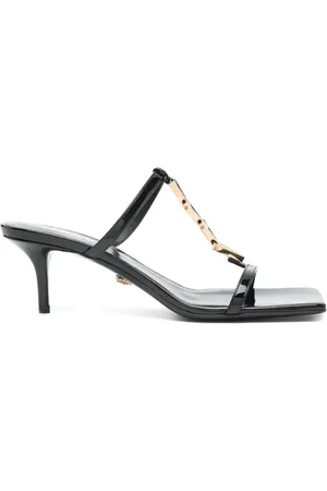 VERSACE Sandalias con tacón de 60 mm