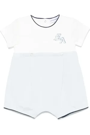 Emporio Armani Pelele con parche del logo