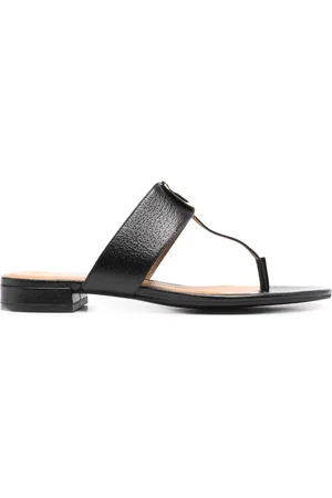 Emporio Armani Sandalias con placa del logo