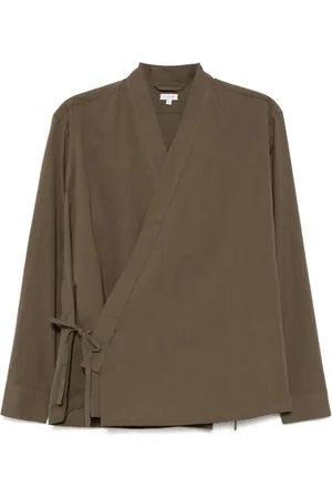 CARUSO Chaqueta de tejido seersucker