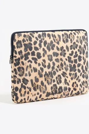 Bimba y Lola Funda para portátil de 13.5" con estampado de leopardo