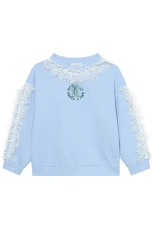 Roberto Cavalli Sudadera con detalle de encaje