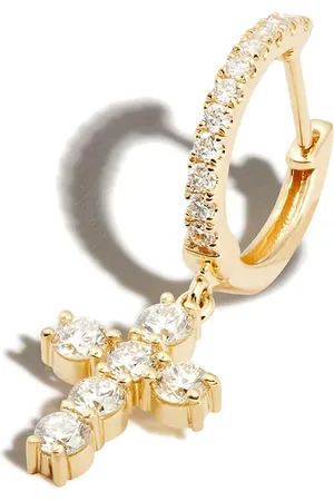 Anita Pendiente en oro amarillo de 18kt con diamantes