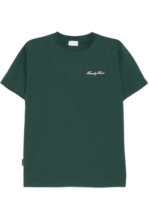 Family First Camiseta con logo bordado